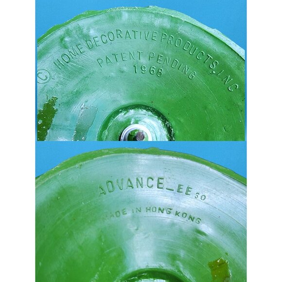 Vintage 1968 Kitsch Onion Head Lady Flower Pot Anthropomorphic Veggie Hong Kong - Picture 10 of 11